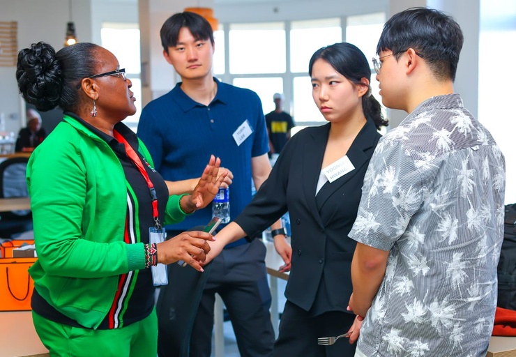 African Business Professionals in Meeting